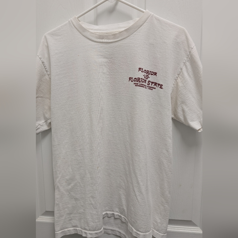 Vintage FSU vs University of Florida 1996 football game day t-shirt, size